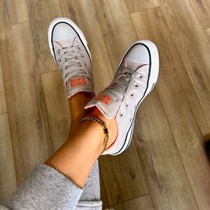 Converse all star grey low tops